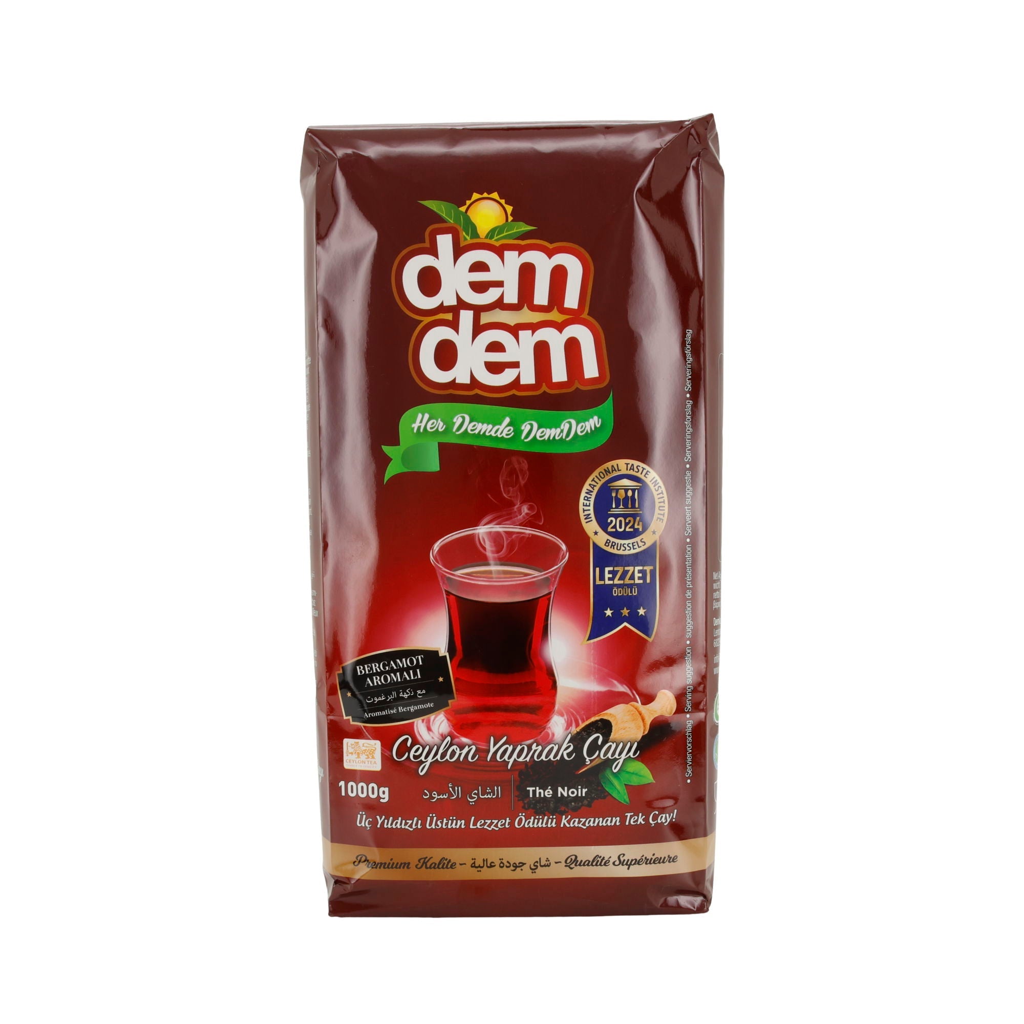 Ceylon Schwarzer Tee Bergamotte Dem Dem | Schwarz - Tee | Aromatisiert | 1000 g - Taste Your World